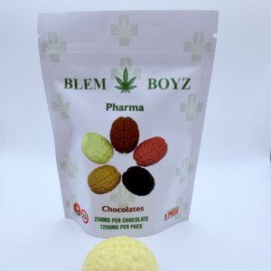 Blem-Boyz THC Chocolate 250mg x 5 Pieces