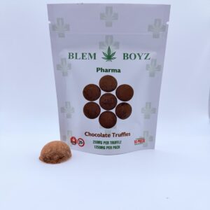 Blem-Boyz THC Chocolate Truffles 250mg x 10 Pieces